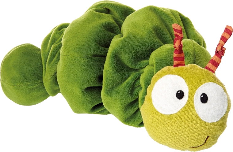 Sigikid vibrerende pluchen rups met rammelaar