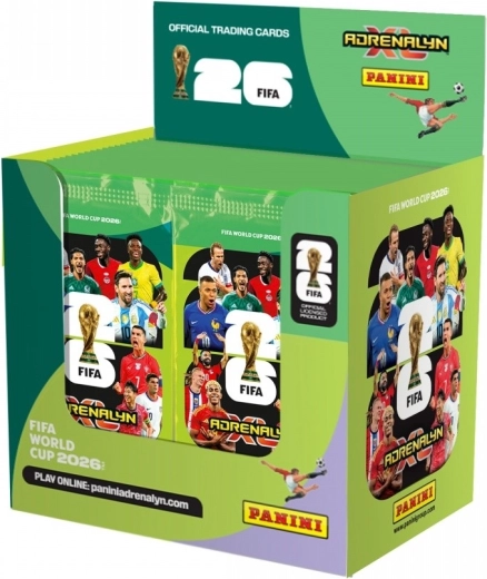 Panini FIFA World Cup 2026 verzamelkaarten – display met 50 zakjes
