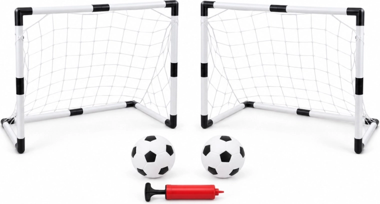Ballen en pomp in de verpakking