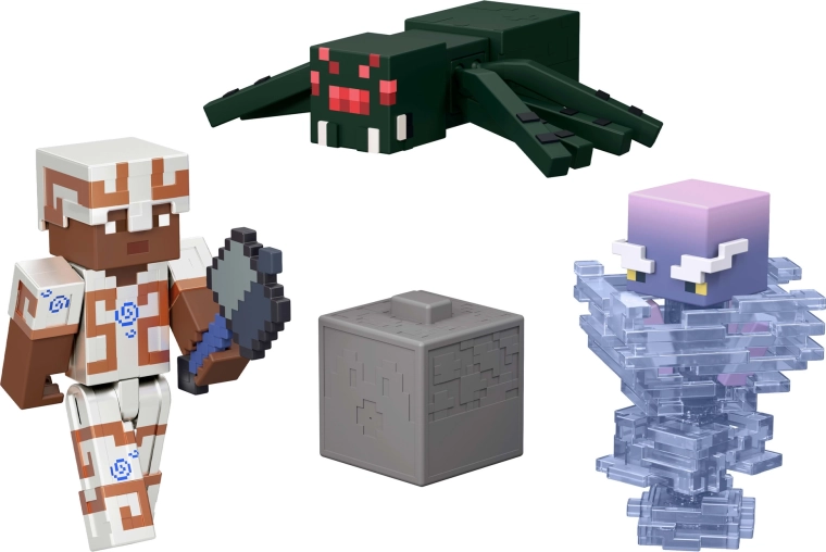 3 figuren en accessoires voor actiescenario’s
