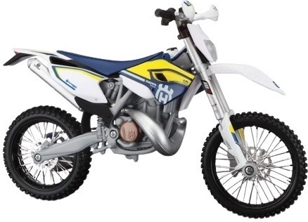Husqvarna FE 501 metalen model met standaard 1/12