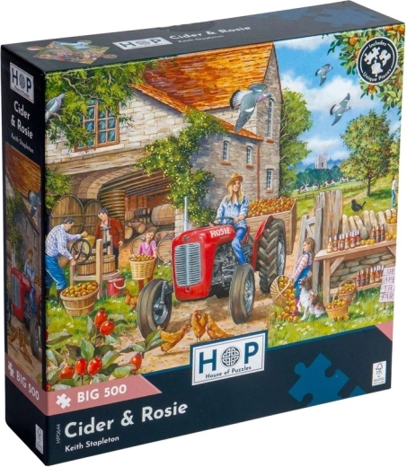 Kleurrijk appelboerderijthema