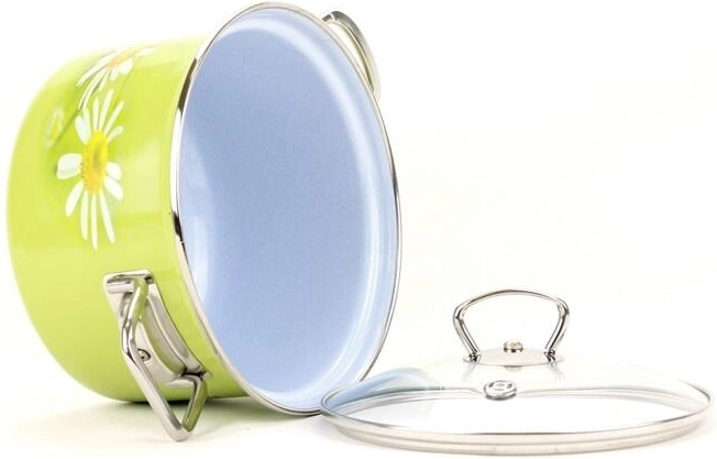 Slijtvaste emaille met granieten binnenzijde