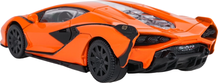 Metalen carrosserie en rubberen wielen