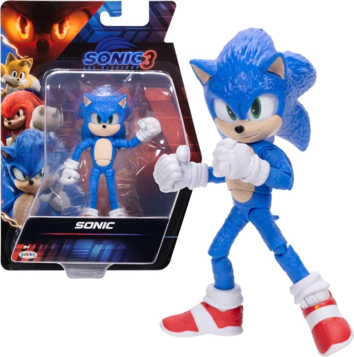 Jakks Pacific Sonic the Hedgehog 3 poseerbare actiefiguur Sonic 12,7 cm