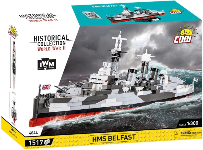 Cobi HMS Belfast (IWM) 1:300 bouwset van een oorlogsschip