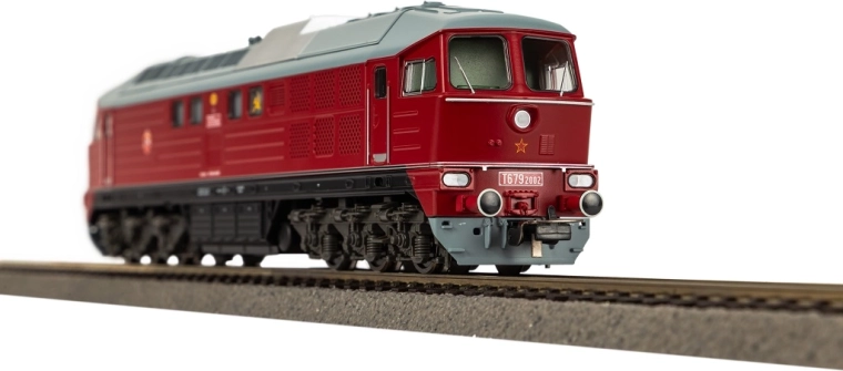 Getrouwe details van de ČSD-locomotief