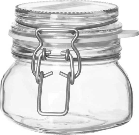 Glazen voorraadpot met klemsluiting Gothika 0,3 l