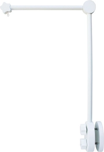 Jabadabado houder voor babybedmobiel wit