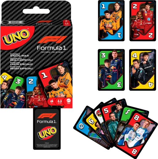 Kaartspel UNO Formula 1