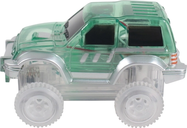 Cleverclixx magnetisch racebaanautootje groen (1 stuk)