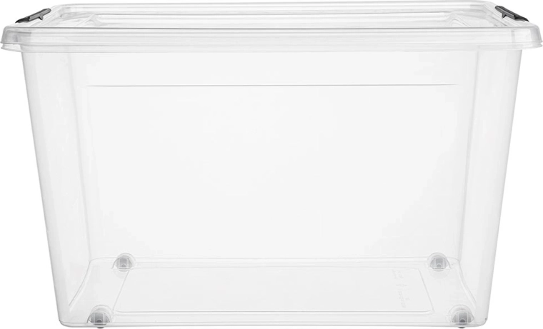SimpleStore opbergbox met deksel en wieltjes 60 l