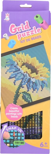 Kralenmozaïek zonnebloem 31 × 32,5 cm