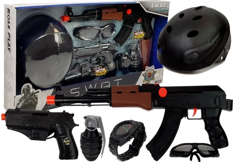 Kinderen S.W.A.T. Speelgoedset Met Pistolen en Helm