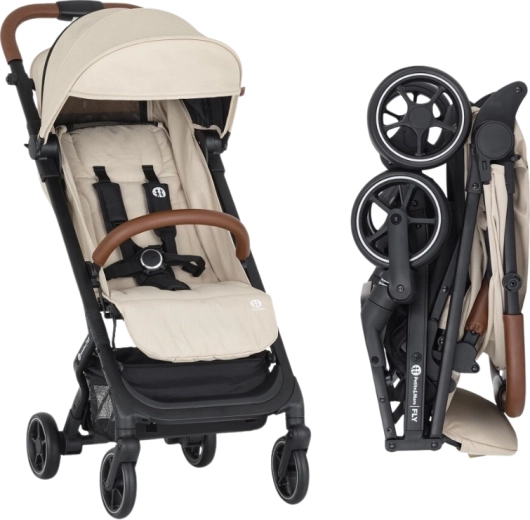 Petite&Mars sportieve kinderwagen Fly sahara beige