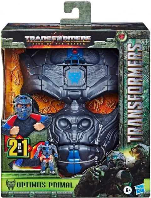 Transformers Optimus Primal 2-in-1 converteerbaar masker en actiefiguur