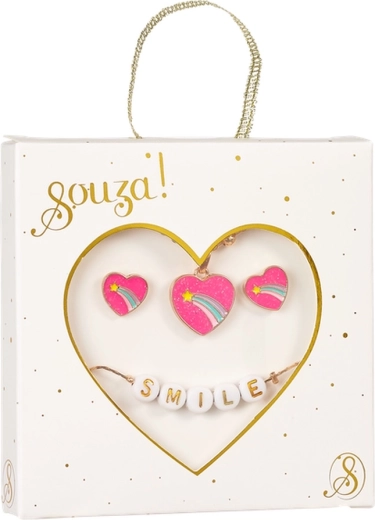 Souza! Rainbow cadeau set – ketting met hangers en armband