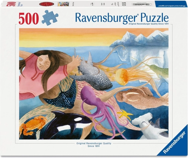 Ravensburger puzzel Moeder Zee 500 stukjes