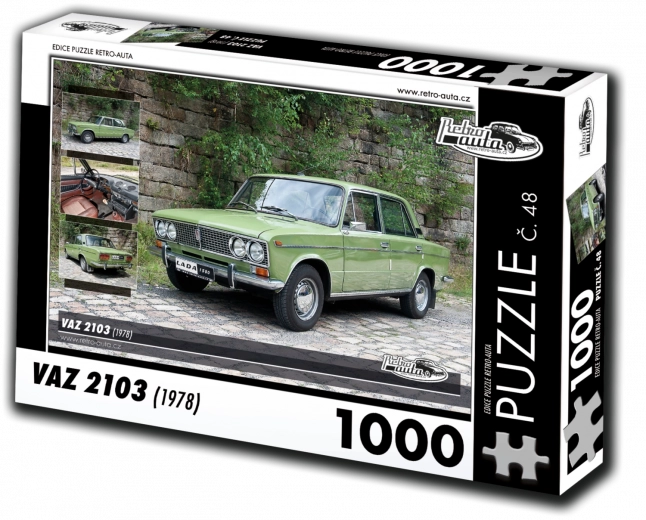 Retro auto-puzzel VAZ 2103 (1978) – 1000 stukjes