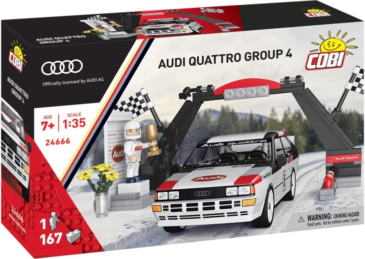 Cobi Audi Quattro Group 4 (1981) bouwset 1:35