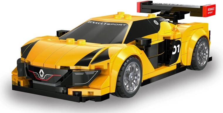 CaDA Renault Sport RS.01 bouwset 1:24 geel