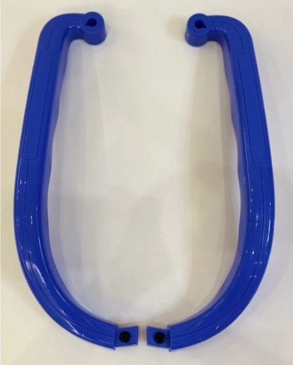Handsteunen voor loopauto C63 en T-Roc, blauw (links + rechts, 2 stuks)