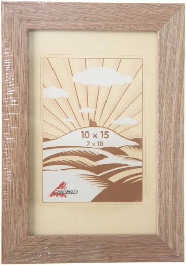 Houten fotolijst beige 10 × 15 cm