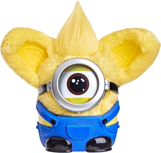 Iconische Minions-look met afneembare accessoires