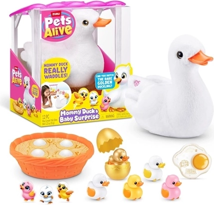 ZURU Pets Alive mama eend met verrassing