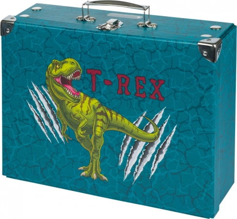 Opvouwbare schoolkoffer T‑REX met beslag
