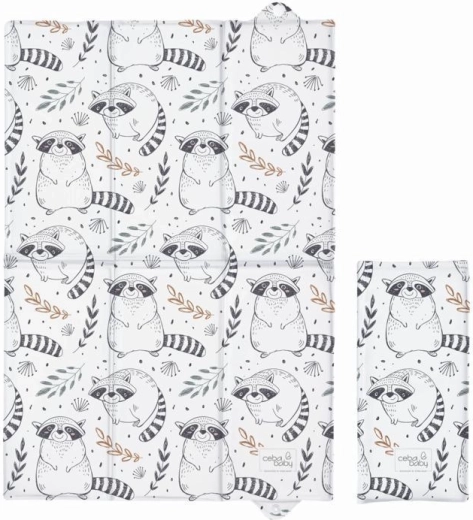 Ceba Baby reisverschoonmatje Raccoon 40 × 60 cm