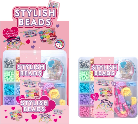 Set voor het maken van armbanden met kralen en bedels