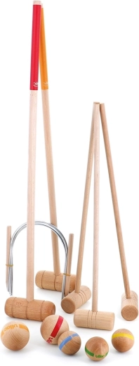 Massief hout voor een prettige grip en een lange levensduur