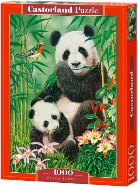 Puzzel 1000 stukjes CASTORLAND Panda Brunch