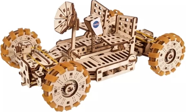 Ugears NASA maanrover – 3D houten mechanische puzzel