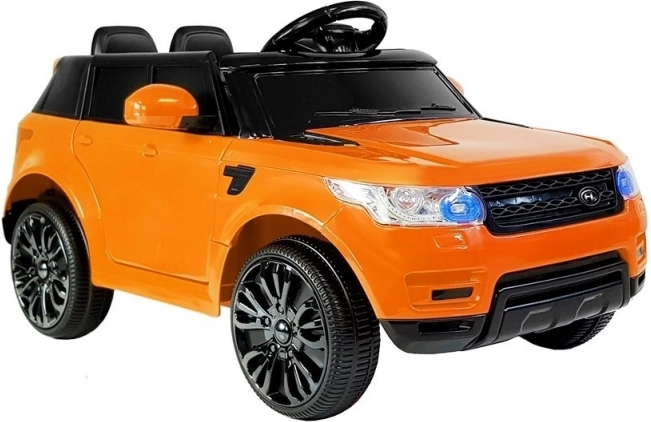 Elektrische kinderauto SUV oranje