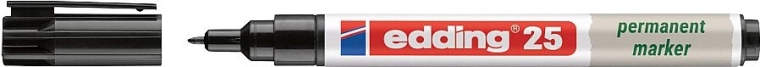 Permanente marker Edding 25 EcoLine, zwart