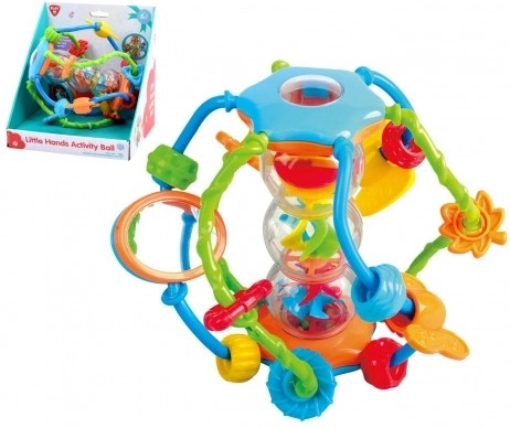 educatieve rammelaar bal 15 cm voor de allerkleinsten