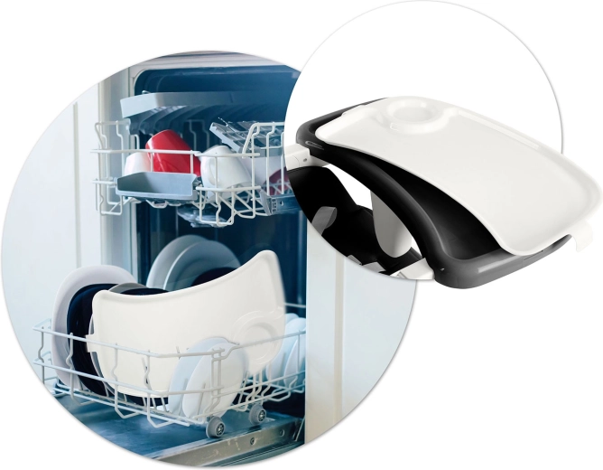 Eenvoudig schoon te maken en afneembaar blad