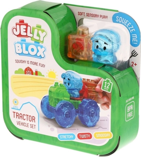 Jelly Blox zachte sensorische blokken tractor
