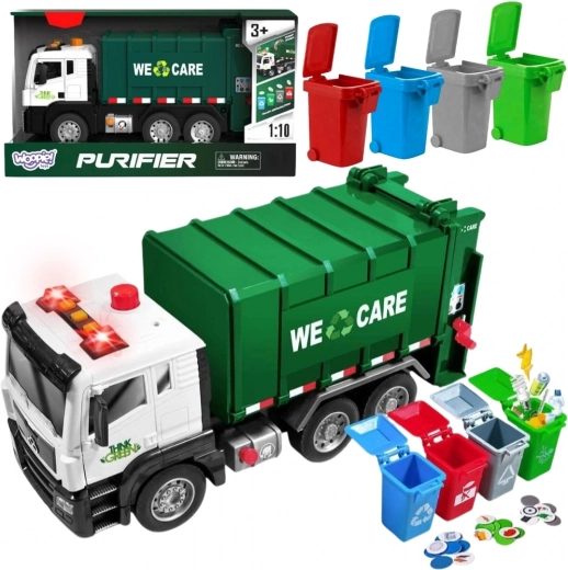 Interactieve vuilniswagen Purifier 1:10 - Educatief speelgoed voor afvalscheiding
