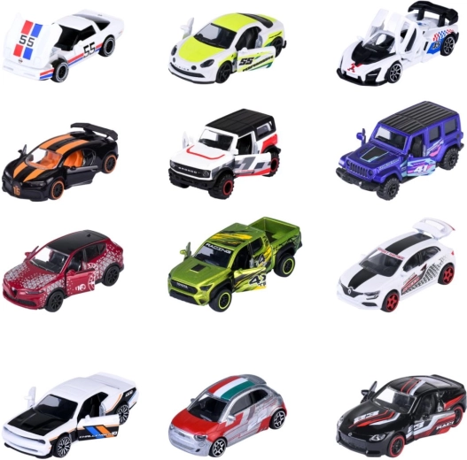 Verschillende race- en terreinmotieven
