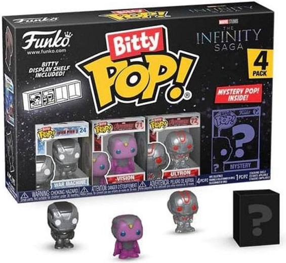Funko Bitty Pop! Marvel Iron Man verpakking met 4 figuren