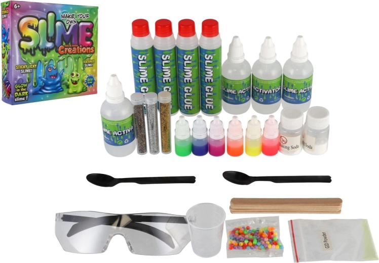Glow-in-the-dark slijmmaakset in doos