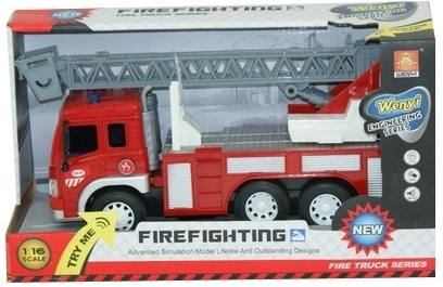 Brandweerwagen met draaiplatform 1:16 Madej