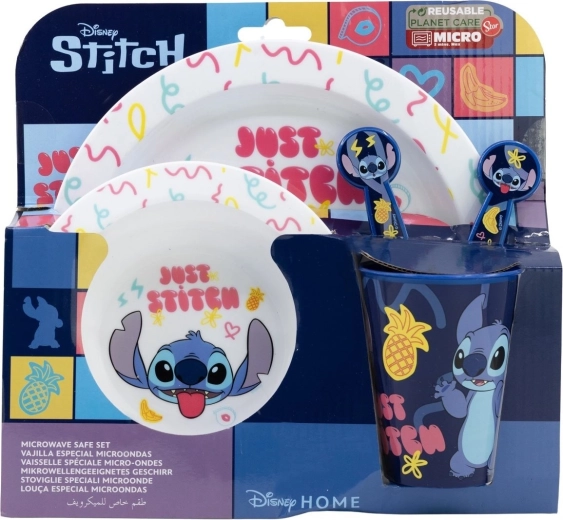5-delige kinder eetsset STITCH