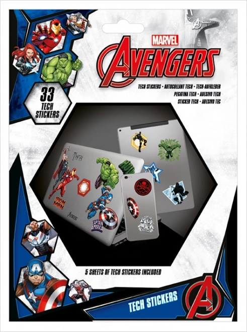 Marvel Avengers stickerpakket – 33 stuks