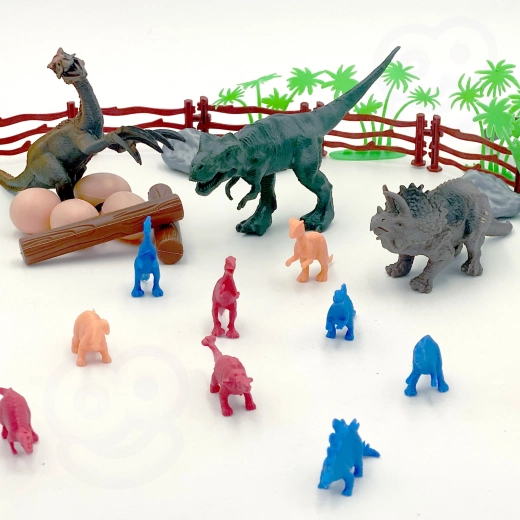 40 onderdelen voor je eigen dinowereld