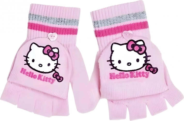 Handschoenen 2-in-1 Hello Kitty - 1 stuk