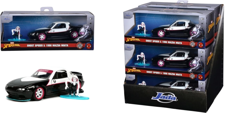Marvel Ghost-Spider 1990 Miata 1:32 - 1 stuk
